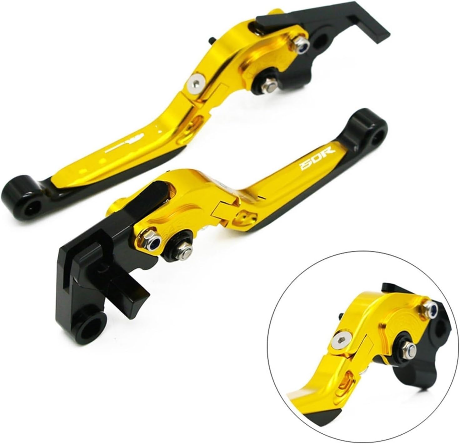 付属品 オートバイ調節可能折りたたみ式ブレーキクラッチレバー